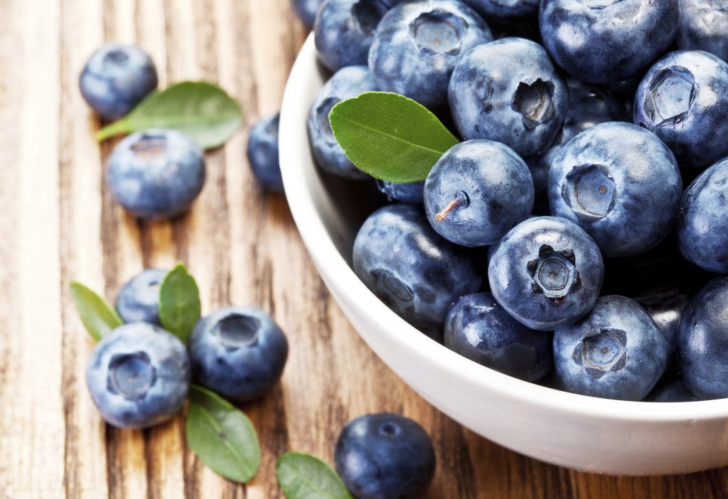 Blueberries for the Blueberry Bliss Facial