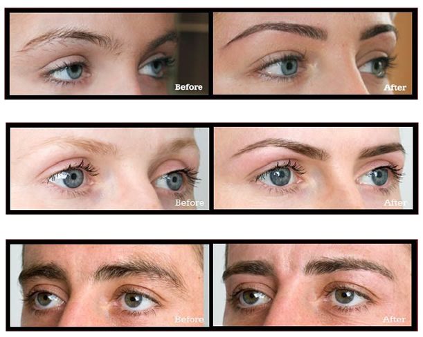 Eyebrow and lash tinting