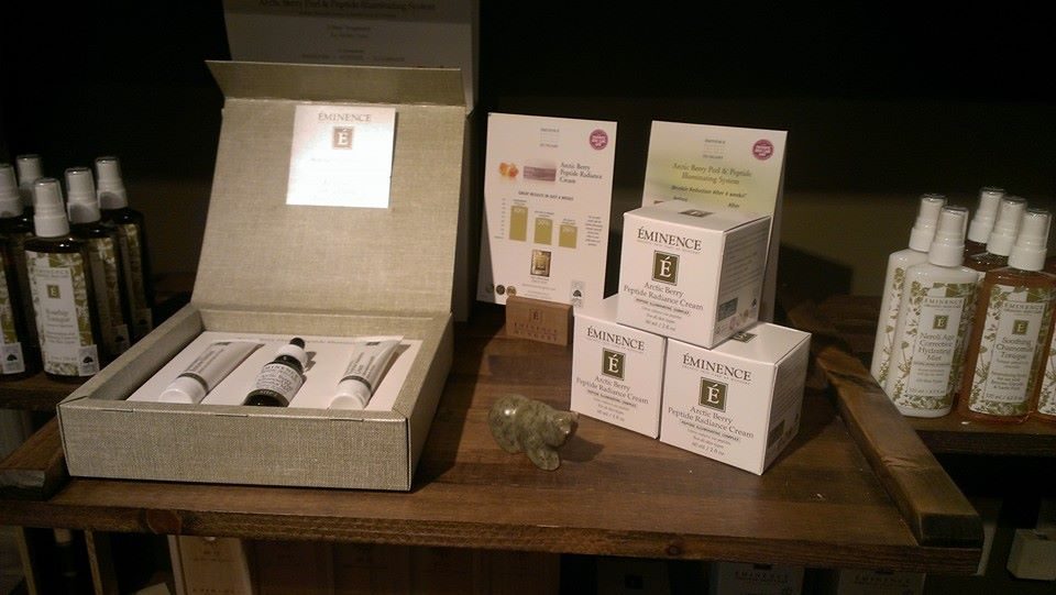 Éminence products on display