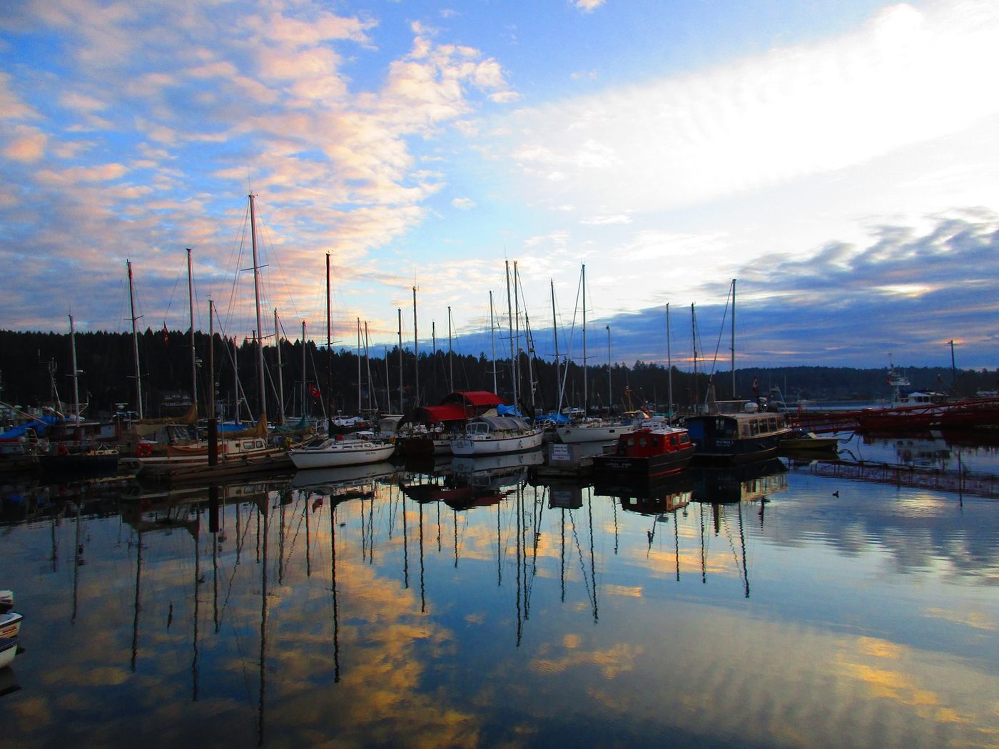 Ganges marina at dusk